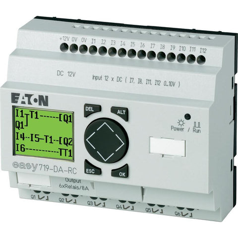 Eaton Moeller EASY719-DA-RC Control Relay, 12VdcVdc