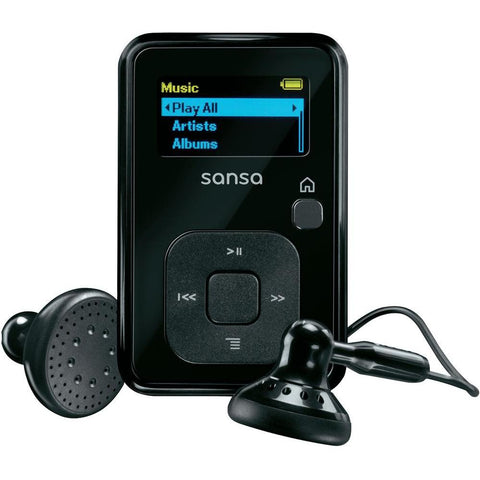 SanDisk Sansa Clip FM MP3-player 8 GB Blk 8 GB Black