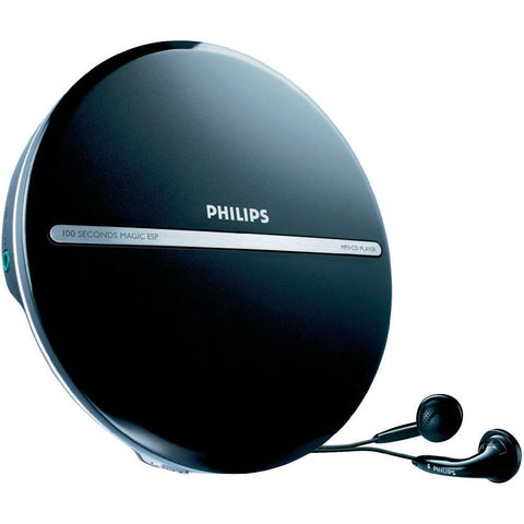 Philips EXP2546 Portable MP3-CD Player Black CD, CD-R, CD-RW, M