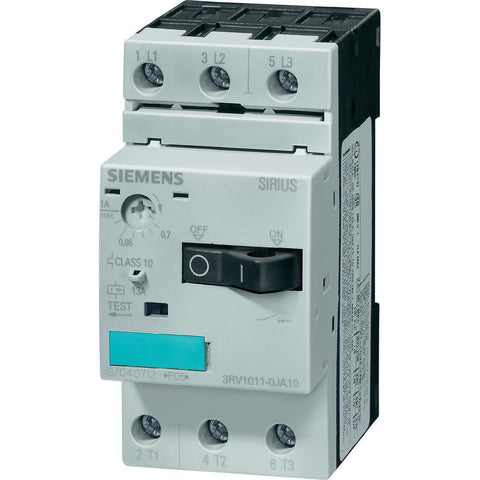 Siemens 3RV1011-0CA10 SIRIUS 3RV1 Circuit Breaker Max 690 V 50/