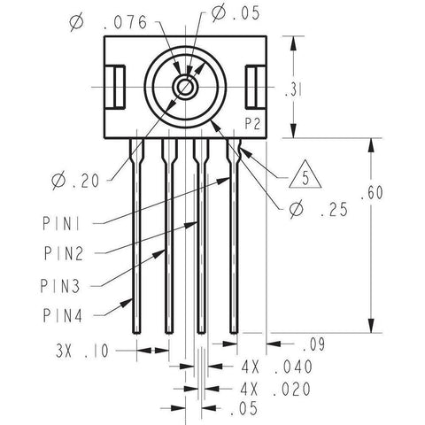 Pressure sensor 26PC series Honeywell 26PCCFA6G ±15 psi/~ ±1042