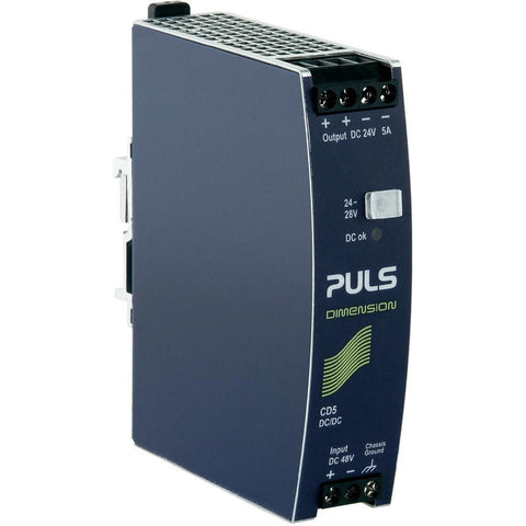 PULS CD5.242 rail mount DC/DC converter, output: 24 Vdc 5 A 120