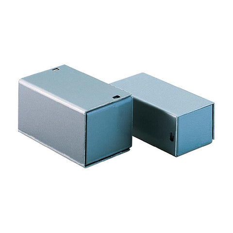 TEKO 4 B Small Aluminium Case Enclosure, Silver Colour 140 x 44