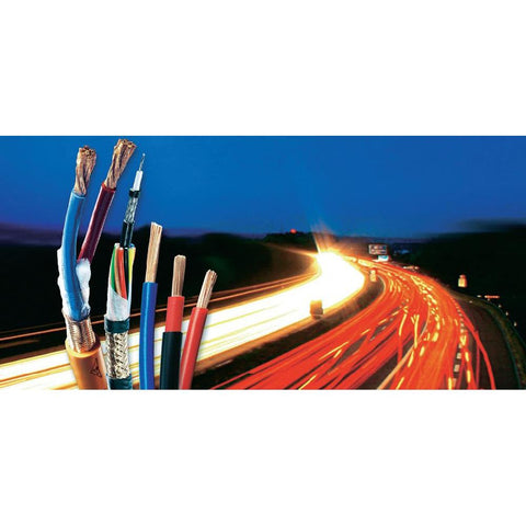 FLRY automotive cable Brown, Red Sold per metre Leoni