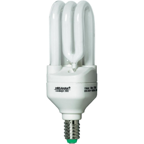 Megaman 11 W E14, E14 energy saving bulb, Warm white Tube shape