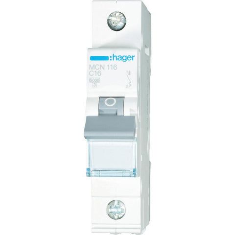 Hager Automatic fuses LINE SAFETY SWITCH C16A