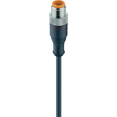 Actuator-sensor connection, M12 plug, straight RST 3-06/2 M Lum