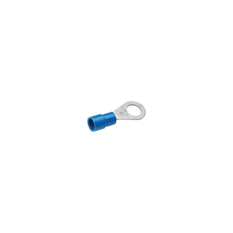 M6 Insulated Ring Terminal, Blue, 1.5 - 2.5mm²mm², Cimco Werkze