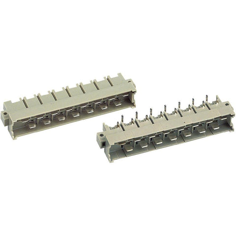 Male multi-point connector - Design H Number of pins: 14 + 1 PE