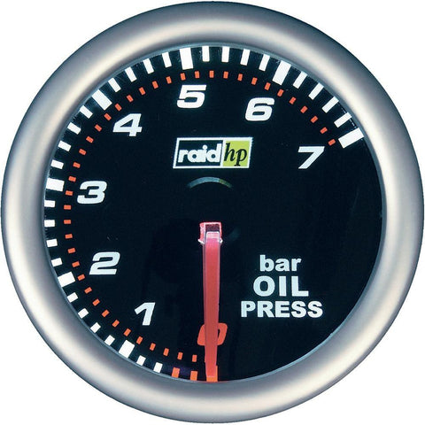 raid hp Oil Pressure Gauge 0 to 7barbar 12V