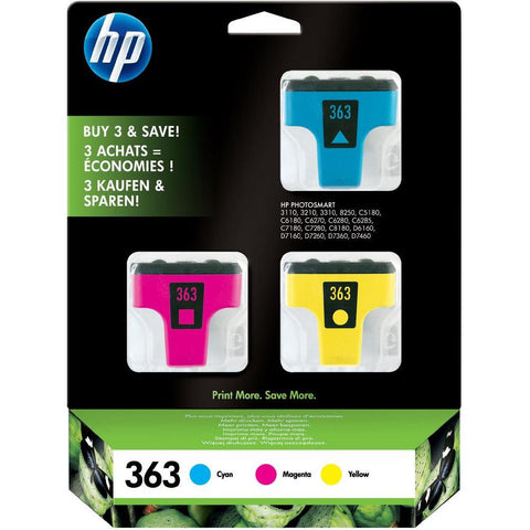 HP ink CB333EE Multipack 363 C+M+Y