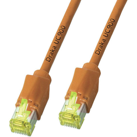 DRAKA network cable (RJ45) CAT 6A S/FTP Orange