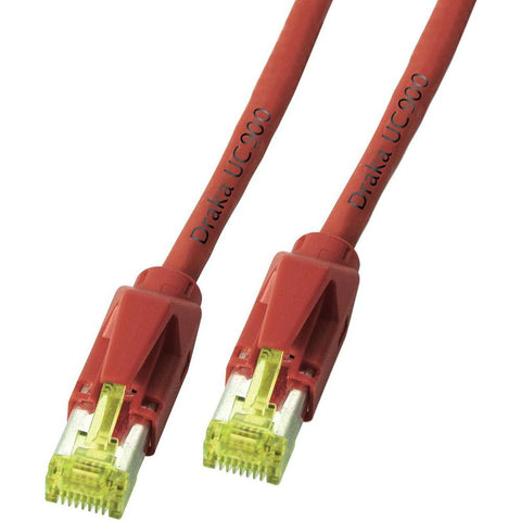 DRAKA network cable (RJ45) CAT 6A S/FTP Red