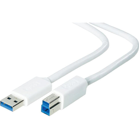 Belkin USB 2.0 Premium connection cable A/B 1.8 m black White