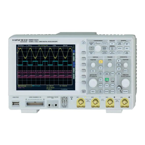 HAMEG 4-channel oscilloscope, Digital Storage oscilloscope,