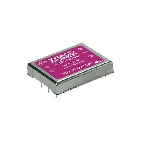 TracoPower TEN 20-4811WI 20WW DC-DC Converter Vin: 18 - 75VdcVd