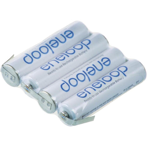 Sanyo Eneloop 4-Cell 4.8 V NiMH AAA Battery Pack 800 mAh