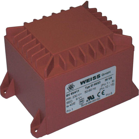 Weiss Elektrotechnik 85/418 - PCB Mount Transformer 36VAVA 2 x