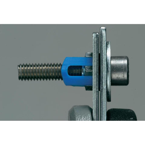 PB Fastener "Cage Lok" cage nut Blue (A x B x C) 12.3 x 12.8 x