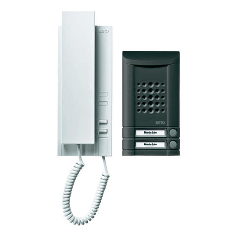Ritto by Schneider Wired intercom system Black