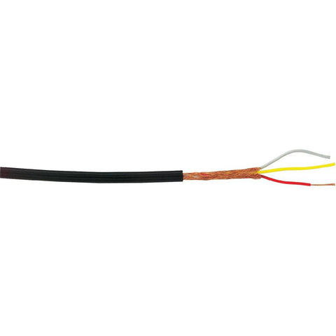 Microphone Cable, 2 x 0.14 mm², Black PVC Sheath