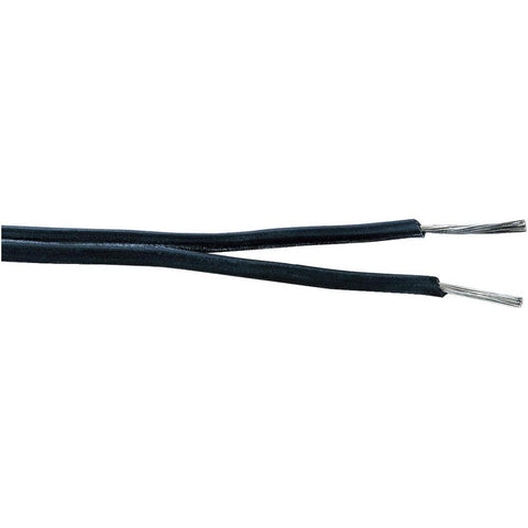 Silicon twin cable 2 x 0.75 mm² Black