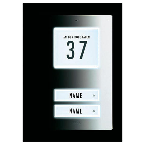 m-e GmbH modern-electronicsDoorbell buttonsBELL PANEL, 2FAM. Al