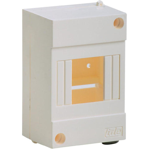 IDE Surface mounting small distribution 1lined4 parts White