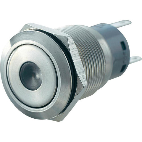 LAS1-AGQ11ZD, Blue 19mmmm IP67 Vandal Resistant Switch SPST, On