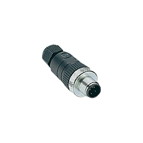 Cable socket, confection able M12 RSC 5/9 Black Lumberg Automat