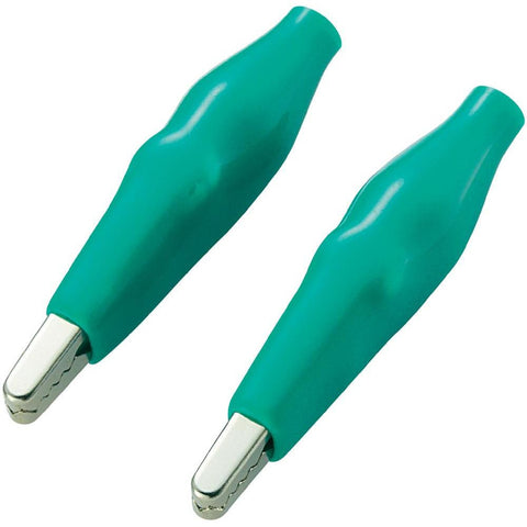 Insulated Alligator Clip, Green, 5AA, KSS ACR3GN
