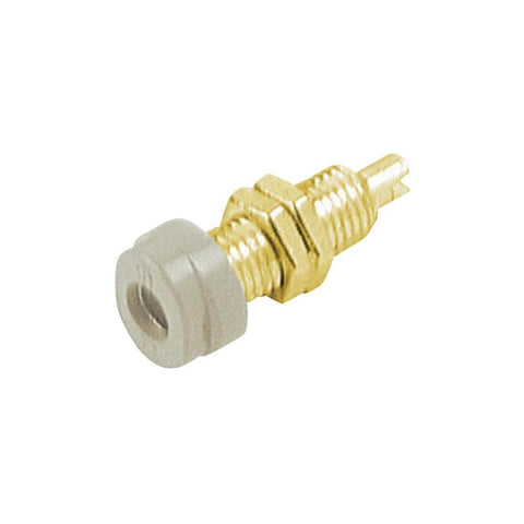 BUG 10 Au panel socket 60 Vdc 16 A White BUG 10 Au SKS Hirschma