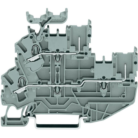 WAGO 2022-2231 - Din Rail Terminal Block, Spring Cage 5.2mmmm G