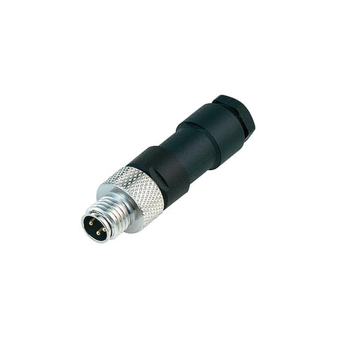 Sensor/Actuator plug connector M8, screw closure, straight 768-