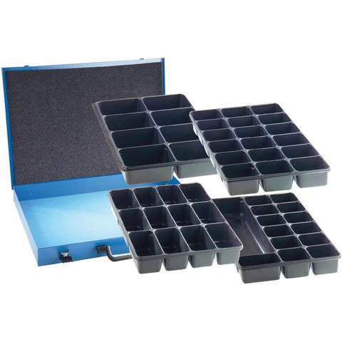 No-Compartment Steel Plated Organiser Box, Component Storage Bo