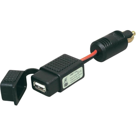ProCar USB charging coupling with protective cap